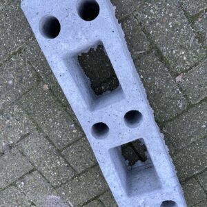 Beton blok tbv bouwhek